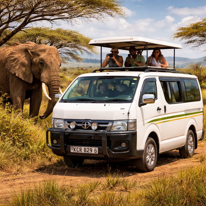 Adventure Jeeps In amboseli